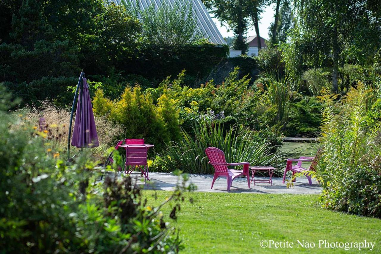 Au Jardin Des Deux Ponts Bed & Breakfast Abbeville Bagian luar foto